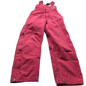 Berne Bib Overalls Womens Medium Red Workwear Ladies Insulated